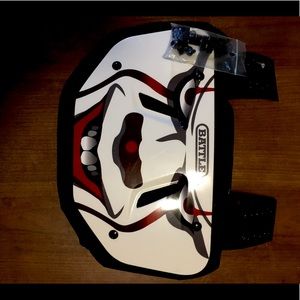 Battle football backplate